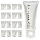 World Amenities Bodyography Blanc bottle with Vanilla White Tea for hotel guest rooms