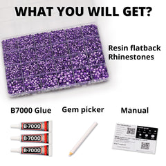 Worthofbest bedazzler kit with included tools for quick, precise embellishments.