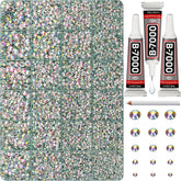 Worthofbest crystal AB rhinestones set for 31,000 pieces versatile fabric embellishment