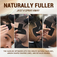 WOZUTUNT black color-match beard filler blending with existing hair