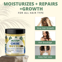 WOZUTUNT Chebe Butter deep-conditioning concept pre-wash for supple hair