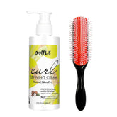 WOZUTUNT Curl Defining Cream bottle for smooth, defined curls.