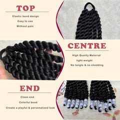 WSTAR Colorful beads add flair to kids' braids and ponies