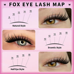Wtvane left and right lash clusters ensure balanced, easy-fit symmetry.