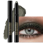 Wugbc Eyeshadow Stick green shimmer swatch for vibrant lids and easy application.
