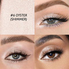 Wugbc Oyster swatch reveals high-pigment shimmer with long-wear color