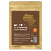 Wuliao Chebe Powder bottle pouring for quick DIY hair masks.