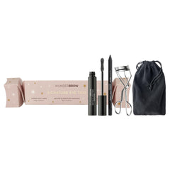 WUNDERBROW Signature Eye Trio mascara enhances length and definition.