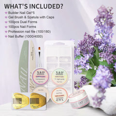 X&D professional nail file and buffer for smooth tips and shine.