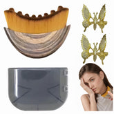 Xdkyzrs lymphatic contour face brush with soft bristles delivering gentle facial massage.