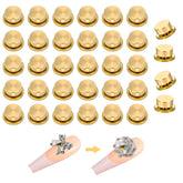 Xelsluthe gold rotating nail charms for vibrant nail art designs.