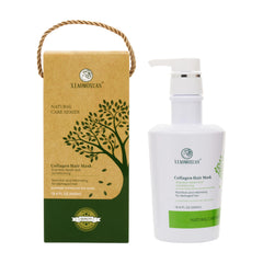 Xiaomoxuan hair mask cream texture close-up highlighting deep conditioning for frizzy strands.