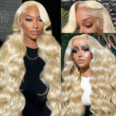 XIAPAY 613 lace-front wig 28-inch body wave for everyday wear with natural look.