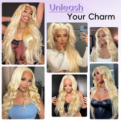 XIAPAY HD lace frontal wig, cap with adjustable straps for secure fit.