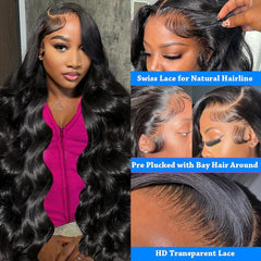 Xiayume HD lace 13x6 wig with baby hair for realistic hairline.