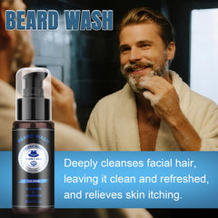 XIKEZAN beard conditioner tube emphasizing hydration and softness for manageable facial hair.
