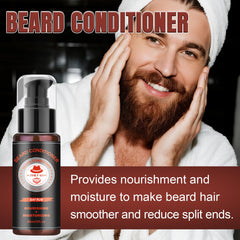 XIKEZAN beard wash bottle cleanses without drying.
