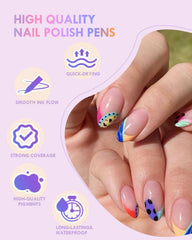 Xipan DIY nail art ideas with lines and dots for creative looks