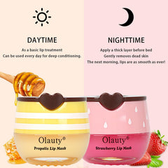 Xiuxixu night-time lip mask application designed for repair while you sleep.