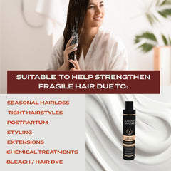 XIVITAE hazelnut oil drops illustrating nourished, soft hair texture