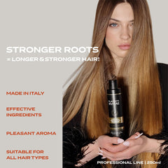 Close-up of XIVITAE label showcasing biotech ingredients for stronger roots.