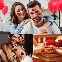 XIYOKA waterproof kiss tattoos endure wear for active days and outdoor events.