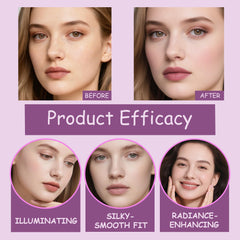XLJQ Eye and Cheek Palette displays matte and shimmer textures for blending.