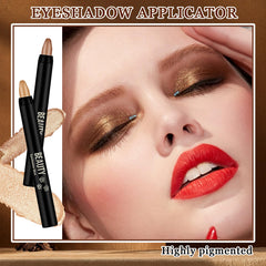 XMXueMei metallic-matte shimmer pencils add bold metallic accents.
