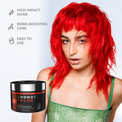 XMONDO Color Amber Mask cream texture emphasizes hydrating color deposition.