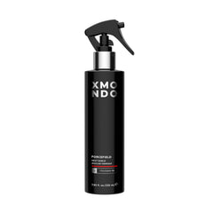XMONDO Hair Forcefield heatshield bottle for easy grip and controlled application.