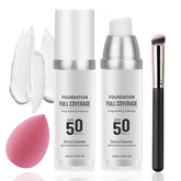 XMXueMei color-changing foundation bottle demonstrates seamless shade matching.
