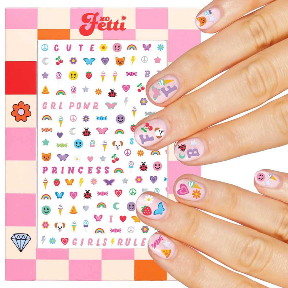 xo Fetti kids nail stickers stars and moons for a quick birthday mani
