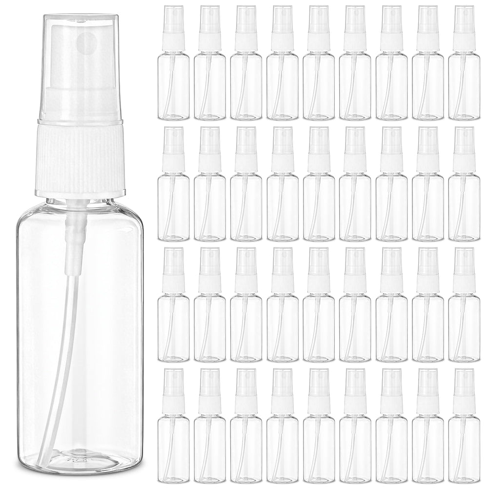 Xosjska 1oz spray bottle clear body for easy liquid identification