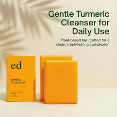 XPDGVS Ed Turmeric Glow Soap bar image highlights handmade small-batch quality for smooth lather
