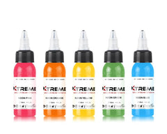 XTREME Neon Pink ink swatch shows bright, UV-free pigment ideal for bold neon outlines.