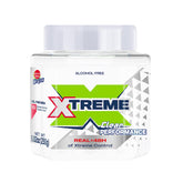 Xtreme Performance Clear Styling Gel jar close-up showing strong hold for sleek styles.