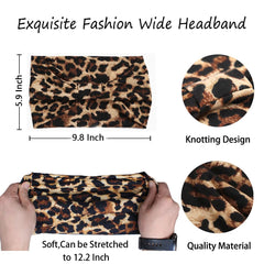 XTREND wide headbands boho printed pattern versatile daily accessory