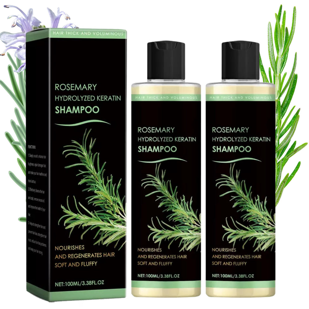 XYFSZDQJZHG rosemary shampoo bottle front for thicker-looking hair and revitalized scalp