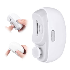 Xyulaan 3in1 electric nail clipper white for precise home manicure