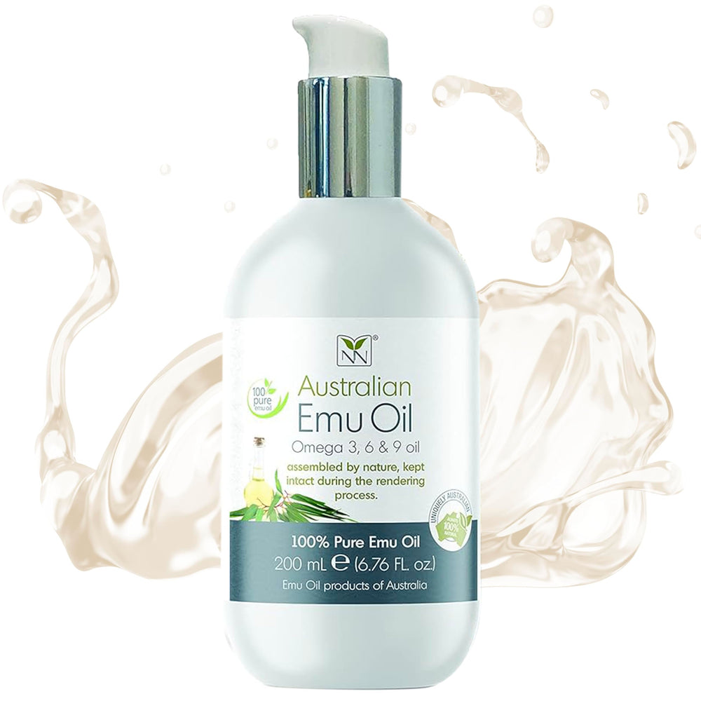 Y Not Natural Pure Emu Oil bottle close-up showing hydration-ready formula