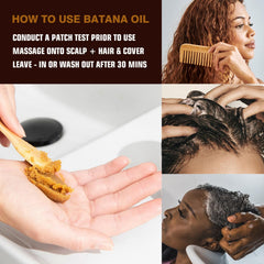 Yacemira Batana Oil texture application shows lightweight, non-greasy feel.