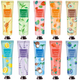 YAERZI Valentines hand cream collection showing 10 scents for daily moisture