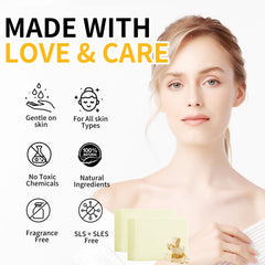 YAFUSIPE handcrafted soap bars arranged to emphasize artisanal quality.