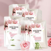 YAFUSIPE rose sheet mask pack for indulgent hydration and brightness.