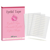 YAGUVI eyelid tape invisible application for natural-looking lift under makeup.