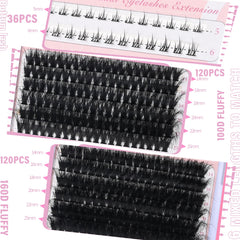 Yaiseiko bottom lashes 5–6mm to balance the top lashes