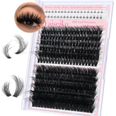 Yaiseiko fluffy cluster lashes 14–25mm for voluminous top lash looks