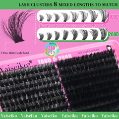 Yaiseiko lash bond and seal provides waterproof hold