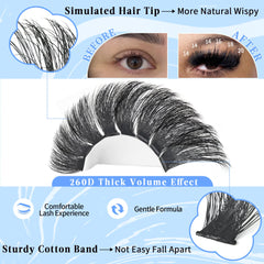Yaiseiko eight lengths from 12–25mm for versatile looks.
