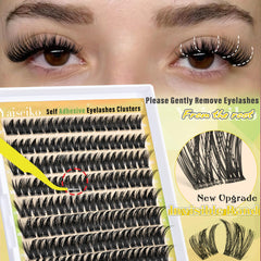 Yaiseiko wispy clusters 10-16mm C curl for a natural, feathery look.